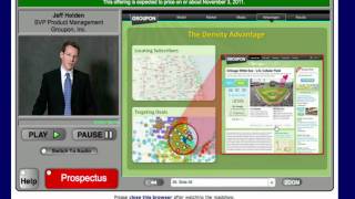 Annotated Groupon IPO Roadshow [upl. by Esirehc]