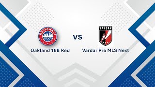 Nationals 16 Red vs Vardar Pre MLS Next [upl. by Trebled]