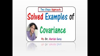 Solved Examples of the Covariance [upl. by Yolane]