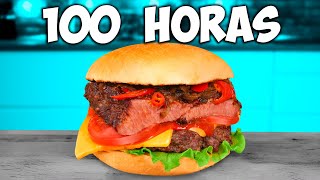 Cocinando 100 Horas Hamburguesa por VANZAI [upl. by Ninos249]