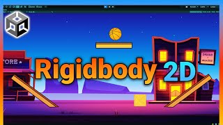 Unity Rigidbody 2D  Unity 2D Tutorials for Beginners [upl. by Nahtannoj422]