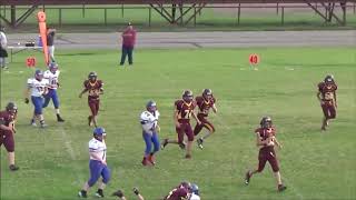 9418 Jr High Football Porum Panthers vs Arkoma Mustangs [upl. by Steen]