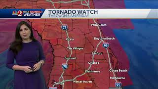 62 mph winds in Orlando as Hurricane Helene bands move through  9 pm Thursday update [upl. by Laval]