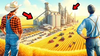 MEGA FARM on FLAT MAP  Farming Simulator 22 [upl. by Eserehs]