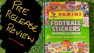 Panini Football Stickers The Official Celebration  Book Review  2021 [upl. by Nicks]