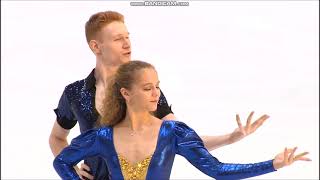 Anna SimovaKirill Aksenov SVK Nebelhorn Trophy 2024 Rhythm dance [upl. by Adne757]