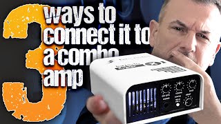 3 WAYS to connect the CAPTOR X to a COMBO AMP or any amp [upl. by Burget]