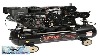 VEVOR 15HP Gas Powered Air Compressor 30 Gallon Horizontal Air Compressor Tank Review [upl. by Naig982]