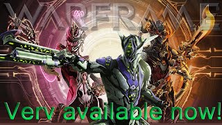 Warframe  Vervs Back Now Prime Resurgence Refresh [upl. by Nevs]