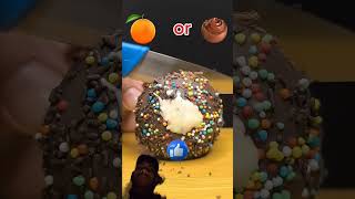 chocolate food funny duet amitpremi donuts satisfying manimeraj [upl. by Eilyah]