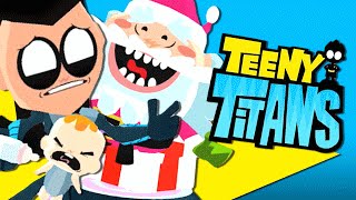 QUE É ISSO JOVENS TITÃS ASA NOTURNA COM BEBÊ  PAPAI NOEL   Os Mini Titãs  Teeny Titans 13 [upl. by Pembroke]