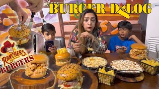 PINDI FAMOUS BRAND BEST BURGER IN PINDI ISLAMABAD BURGER RANCHERS BETTER THEN KARACHI WALA BURGER [upl. by Ecirted]