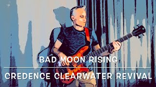 Credence Clearwater Revival  Bad Moon bass cover [upl. by Airitac104]