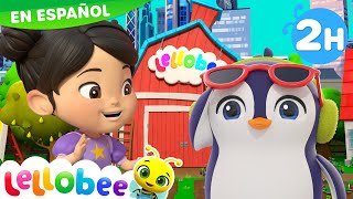 El baile del Pingüino Muy Genial  Lellobee en Español Latino  Canciones Infantiles [upl. by Suoicserp594]