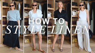 HOW TO STYLE LINEN FOR SUMMER [upl. by Clareta]