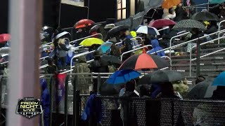 DEDICATED Historic rainfall not stopping the Berryhill fans from supporting their team [upl. by Eamanna]