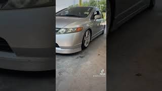 8th gen civic slammed daily driver [upl. by Edahsalof]