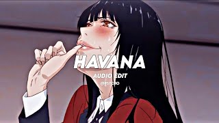 havana instrumental  camila cabello ft young thug edit audio [upl. by Kciredec]