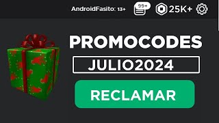 Codigos que te Dan Robux GRATIS✅️en Roblox JULIO 2024 [upl. by Anisirhc]