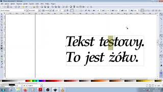 Inkscape  Narzędzia tekstowe cz 1 tekst zwykły [upl. by Sanderson852]