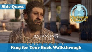 Fang for Your Buck  Side Quest  Assassins Creed Odyssey [upl. by Neelyak830]