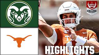 Texas Longhorns vs Colorado State Rams  Full Game Highlights  ESPN College Football [upl. by Dacie]