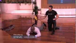 Steve Harvey tries TRX [upl. by Edroi135]