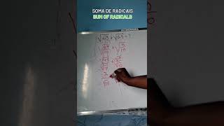 Soma de radicais sum of radicalsshorts radicais dicasmatemática mathtips matemática radicals [upl. by Emse]