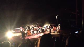 Avett Brothers with Old Crow Medicine Show quotWild Horsesquot Red Rocks Morrison CO 070613 [upl. by Anilec]