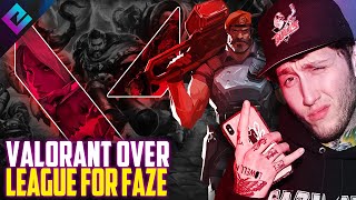 FaZe Clan ENTER Valorant with JasonR and DENY League of Legends [upl. by Enomrej212]