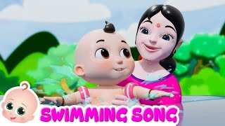 Swimming Song Hindi  तैराकी गीत  Popular Hindi Rhymes Collection [upl. by Teodor]