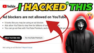 How to Bypass YouTube Adblock Detection  Hidden Secret Trick [upl. by Illa]