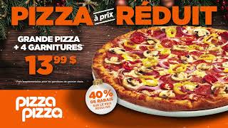 Grande Pizza  4 Garnitures  Seulement 1399 [upl. by Rotciv]