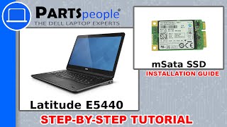 Dell Latitude E5440 mSata Solid State Drive HowTo Video Tutorial [upl. by Zetnom]