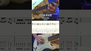 Club Foot Kasabian guitar riffTAB shorts lukarguitarist [upl. by Carter314]