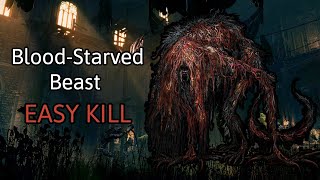 Bloodborne  Blood Starved Beast CHEESE 2022 EASY [upl. by Hsirap681]