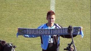 2010年1月15日 川崎フロンターレ 稲本潤一選手入団発表 [upl. by Sinne240]