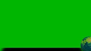 FREE HD Green Screen NEWS TICKER with SPINNING EARTH [upl. by Neilla201]