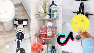 satisfying bathroom cleaning and organizing tiktok compilation 🌈🌈 [upl. by Mafalda898]