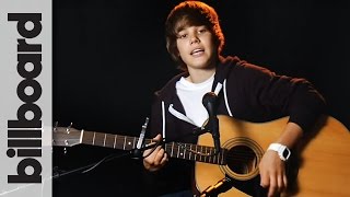 Justin Bieber One Time Full Acoustic Performance  Billboard Live Studio Session [upl. by Ahgiela]