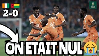 LA VÉRITÉ ON NA PAS BIEN JOUER😶DEBRIEF CÔTE DIVOIRE🇨🇮 20 GUINEE BISSAU🇬🇼 CAN 2024 [upl. by Cummings]