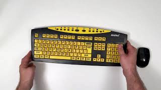 Getting Started With The AbleNet KeysUSee Wireless Keyboard and Mouse [upl. by Airotel]