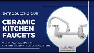 Introducing Fishers Ceramic Kitchen Faucets [upl. by Ellenahc]