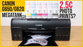 Canon G650G620 MegaTank photo printer review  Very low costs prints  Quality speed features [upl. by Brandyn]