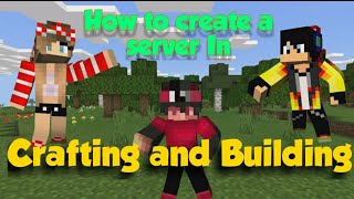 How to Make a Server In Crafting and Building  Tutorial Video  Aternos Server In Mcpe [upl. by Egduj]