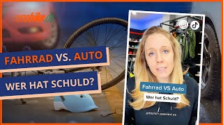 Fahrrad VS Auto Wenn sich plötzlich die Autotür zur Fahrbahnseite öffnet  nanobikede [upl. by Aiekram]