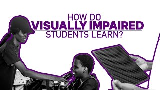 How Do Visually Impaired Students Learn  Inside Abujas School for the Blind  Shield Africa SDI [upl. by Drucill]