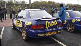 Subaru 555 group A pure sound at Prodrive [upl. by Osner]