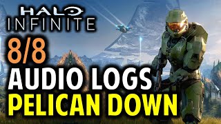 Pelican Down All Audio Logs Locations  Halo Infinite Collectibles Guide [upl. by Ricca]