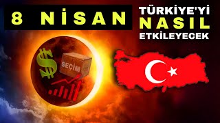 8 NİSAN 2024 GÜNEŞ TUTULMASI TÜRKİYEYE ETKİLERİ  Dünyada Neler Olacak [upl. by Acilgna84]